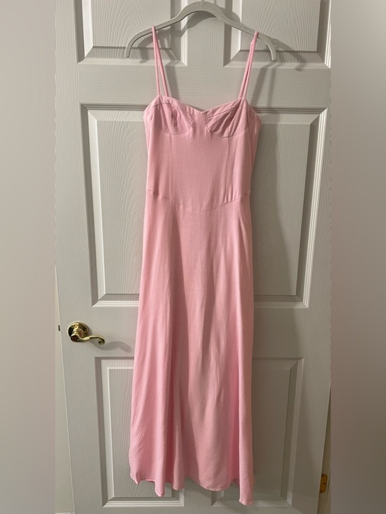 Peppermayo Dresses & Skirts - Peppermayo Pink Linen Maxi Dress